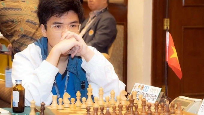 Vietnamese chess ace Nguyen Anh Khoi is demonstrating exceptional form at international youth competition.
