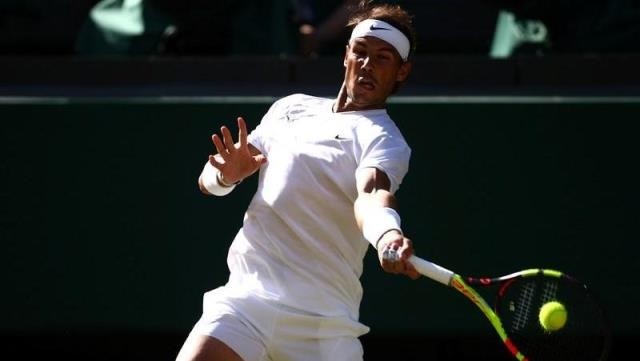 Spain's Rafael Nadal in action during his second round match against Australia's Nick Kyrgios - Wimbledon - All England Lawn Tennis and Croquet Club, London, Britain - July 4, 2019. (Photo: Reuters)