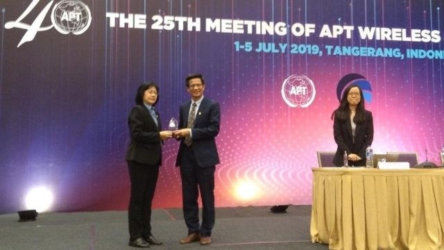 Dr. Le Van Tuan elected as Chairman of the Asia-Pacific Telecommunity (APT) Wireless Group (AWG) for the 2019-2022 term. (Photo: ictnews.vn)