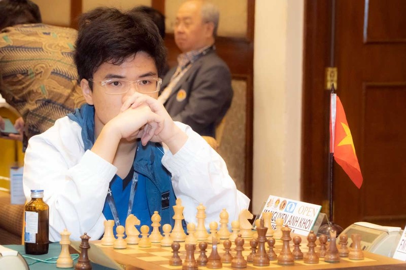 Chess Master Nguyen Anh Khoi (Photo: vnexpress.net)