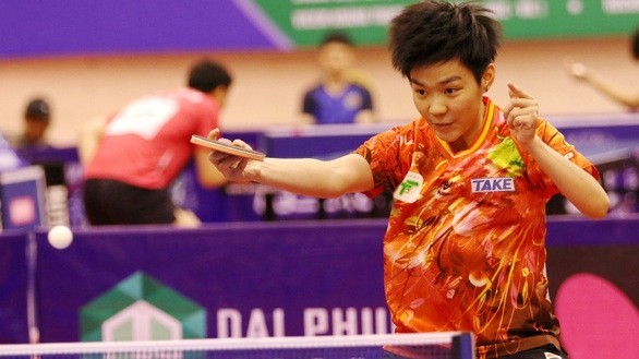 Sun Chen of the Ho Chi Minh City team crowned champion in the women’s singles (Photo: TTO)