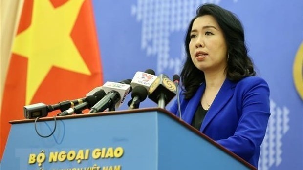 Spokesperson of the Vietnamese Ministry of Foreign Affairs Le Thi Thu Hang (Photo: VNA)