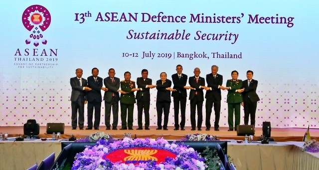 ASEAN Defence Ministers at the meeting (Photo: NDO/Minh Duc)