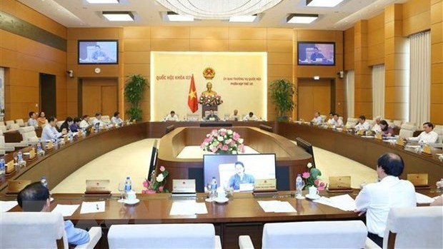 A meeting of the National Assembly's Standing Committee (Photo: VNA)