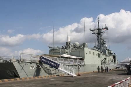 Australia’s naval warship HMAS SYDNEY