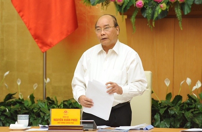 PM Nguyen Xuan Phuc speaks at the conference. (Photo: NDO/Tran Hai)