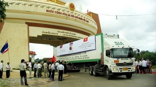 At the Lao Bao International Border Gate in Quang Tri province. (Photo: VNA)