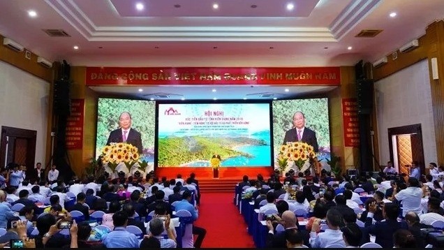 PM Nguyen Xuan Phuc addresses the investment conference in Kien Giang province on July 29. (Photo: NDO/Viet Tien)