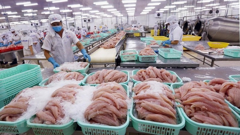 The total export value of the agricultural, forestry and fishery sector in the first seven months of this year was estimated at US$23.03 billion. (Photo: VNA)