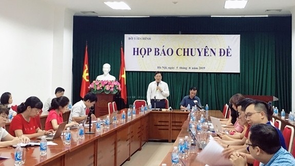 At the press conference on the equitisation of SOEs held in Hanoi on August 5. (Photo: qdnd.vn)