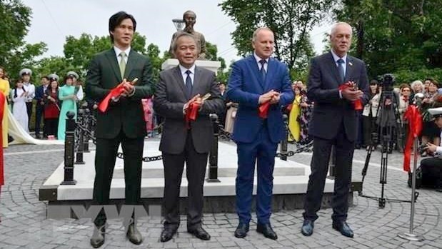 At the monument inauguration ceremony (Photo: VNA)