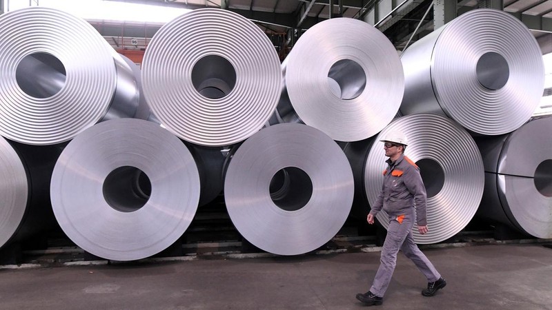 Steel rolls are pictured at the plant of German steel company Salzgitter AG in Salzgitter, Germany March 5, 2019. (Photo: Reuters)