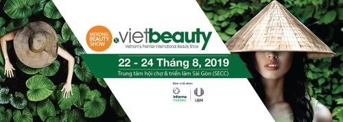 The two shows including “Vietbeauty” and “Mekong Beauty Show” will take place together on August 22-24. (Photo: vietbeautyshow.com)