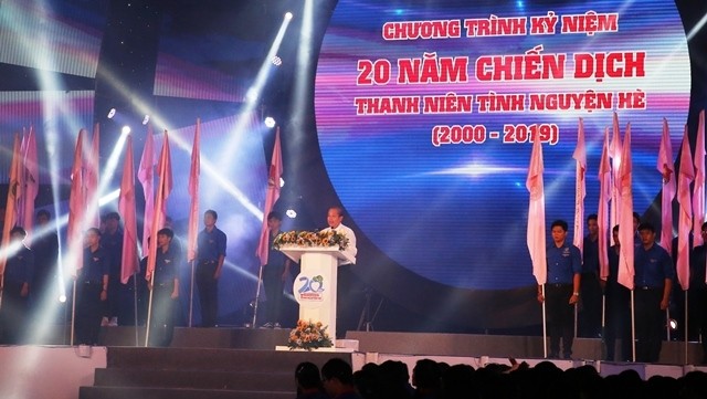 Deputy Prime Minister Truong Hoa Binh speaks at the ceremony. (Photo: VGP)