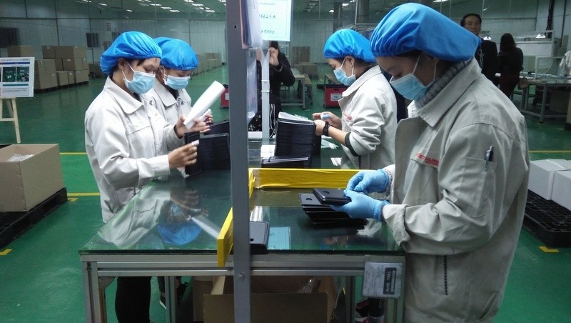 Vietnam is strongly developing its manufacturing and processing sector led by foreign businesses
