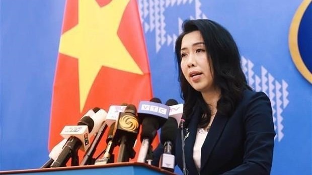 The Vietnamese Foreign Ministry’s Spokeswoman Le Thi Thu Hang (Photo: VNA)