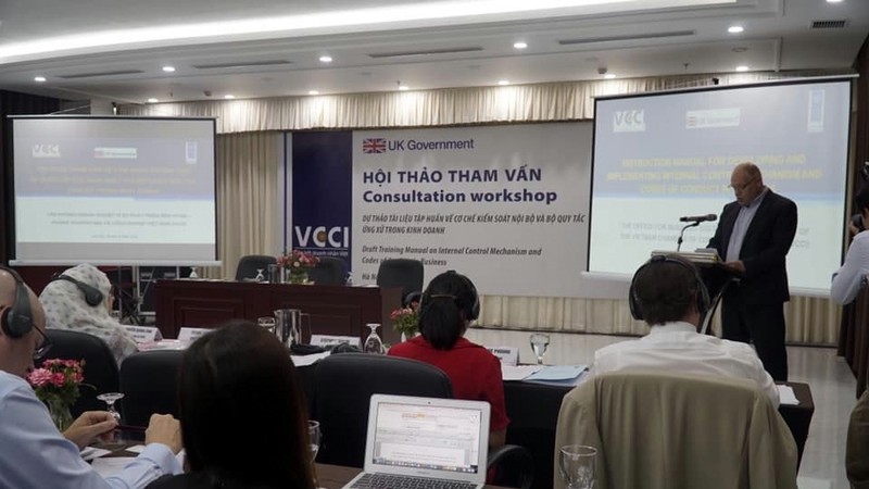 The consultation workshop on the internal control mechanism manual (Photo: UNDP Vietnam)