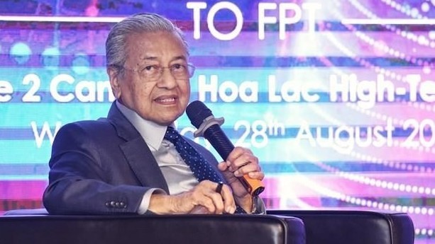 Malaysian visiting Prime Minister Mahathir Mohamad (Photo: VNA)