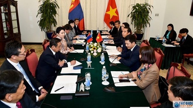 At the eighth political consultation at the deputy foreign ministerial level between Vietnam and Mongolia. (Photo: baoquocte.vn)