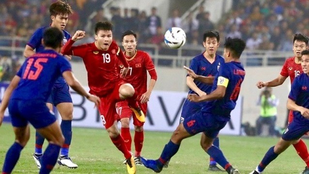 The midfield is expected to witness a fierce clash between Vietnam and Thailand in the upcoming match. (Photo: Vietnam Football Federation)