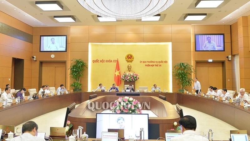 A meeting of the National Assembly Standing Committee (Photo: Quochoi.vn)