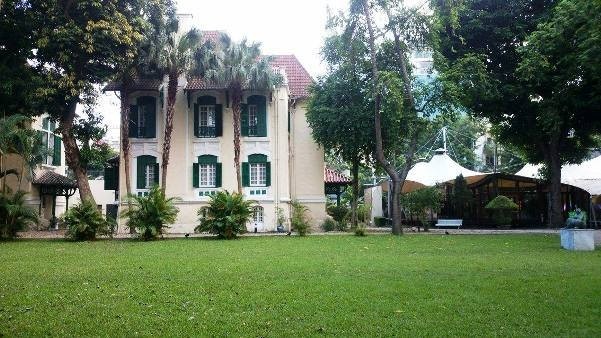 The French Embassy is one of the sites open to the public on the European Heritage Day in Hanoi. (Photo: NLD)