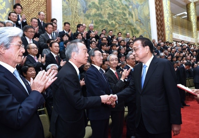 Chinese Premier Li Keqiang meets with a delegation from Japan's business community in Beijing on Wednesday, September 11, 2019. (Photo: gov.cn)