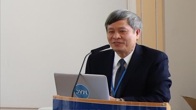 Deputy Minister of Science and Technology Pham Cong Tac speaking at the launch ceremony. (Credit: VNA)