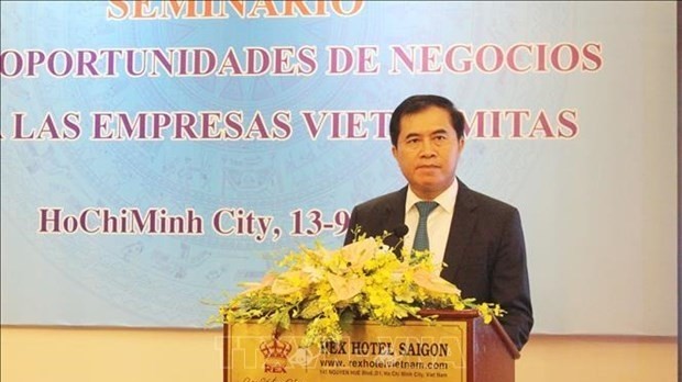 Vietnamese Deputy Minister of Construction Le Quang Hung (Photo: VNA)