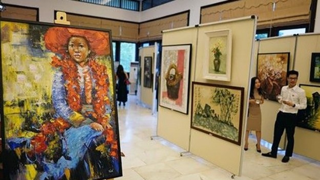More than 100 unique works of art displayed at the event