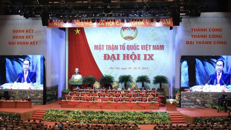 The opening of the 9th congress of the VFF (Photo: Duy Linh)