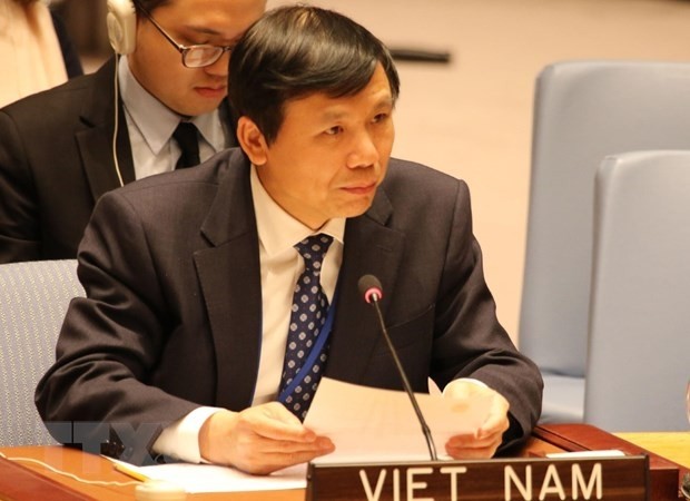 Ambassador Dang Dinh Quy, head of Vietnam’s permanent mission to the UN (Photo: VNA)