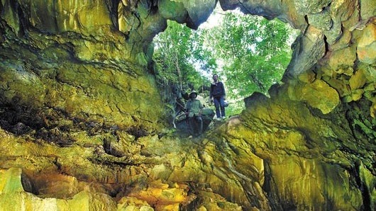 The Krong No volcanic cave system has been nominated as a global geological park.