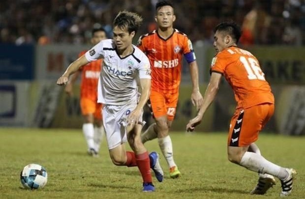 A match between Hoang Anh Gia Lai and SHB Da Nang (Source: VNA)