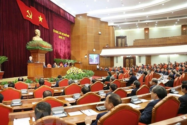 An overview of the 11th session of the 12th Party Central Committee. (Photo: VNA)