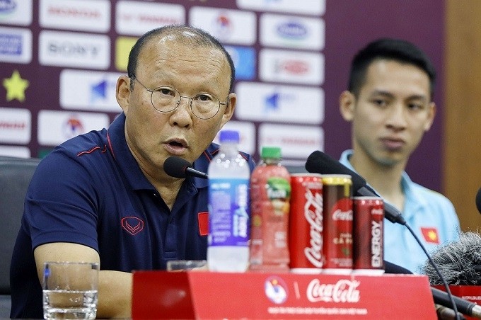 Coach Park Hang-seo is confident about Vietnam's chance to clinch the full three points against Malaysia. (Photo: VFF)