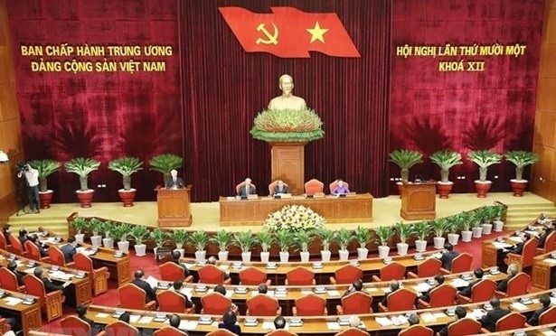 The 11th session of the 12th Party Central Committee (Photo: VNA)