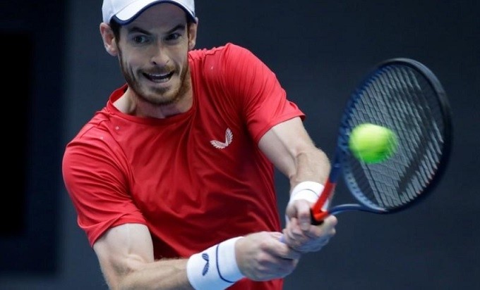 FILE PHOTO: Tennis - China Open - Men's Singles - Quarterfinals - National Tennis Center, Beijing, China - October 4, 2019. Britain's Andy Murray in action against Dominic Thiem of Austria. (Reuters)
