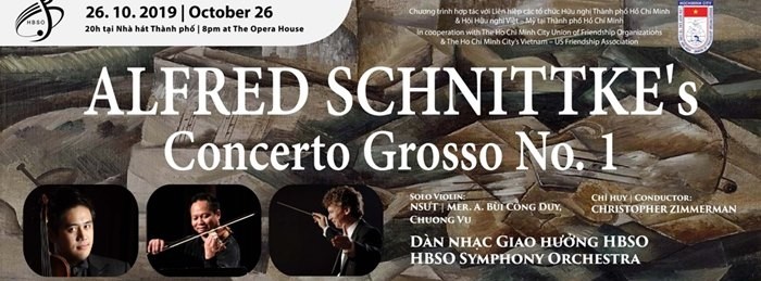 October 22-27: Concert Alfred Schnittke’s Concerto Grosso Number 1 in HCMC