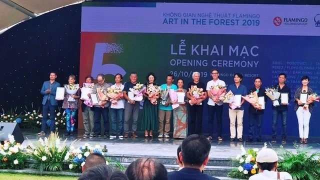 Outstanding artists awarded at the opening ceremony for the exhibition