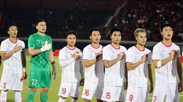 The Vietnam’s senior team have re-gathered to start their training camp on October 28 in preparation for the next two home games, against the UAE and Thailand, in November’s 2022 FIFA World Cup second qualification round. (Photo: Vietnam Football Federation)