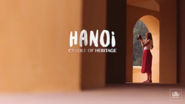 Hanoi-Cradle of Heritage is a 30-second advertising clip on Hanoi made by CNN. (Screenshot photo)