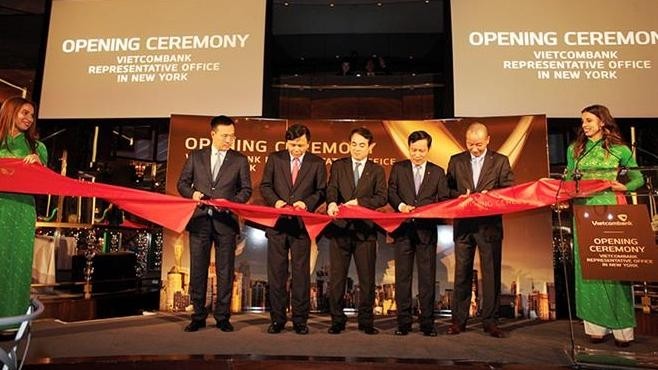 The opening of Vietcombank's representative office in New York (Photo: Vietcombank)