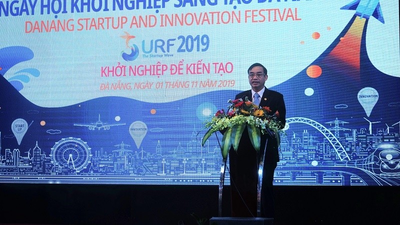 Da Nang Vice Chairman Le Trung Chinh speaking at the event (Photo: Bao Da Nang)