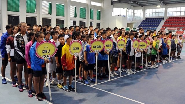 Over 200 outstanding young tennis players across the nation participate in the VTF Junior Tour 4. (Photo: VTF)