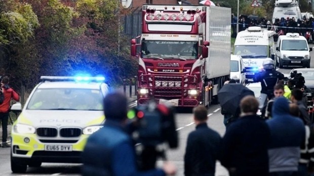 The police of Essex announced there were Vietnamese people, unidentified yet, in the incident that saw 39 people died in a lorry in a region northeast of London. (Source: Getty Image)