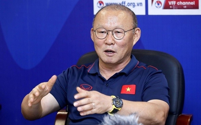 Coach Park Hang-seo (pictured) and the Vietnam Football Federation have reached a consensus on a new contract. 