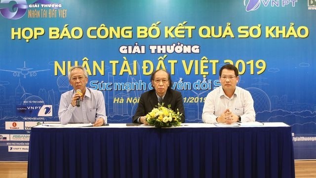 The press conference to announce the shortlist for the Vietnamese Talent Awards (Photo: CPV)