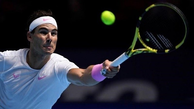 Tennis - ATP Finals - The O2, London, Britain - November 15, 2019 Spain's Rafael Nadal in action during his group stage match against Greece's Stefanos Tsitsipas (Photo: Action Images via Reuters)
