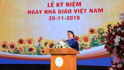 National Assembly Chairwoman Nguyen Thi Kim Ngan at the ceremony